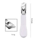 🔥Wide Jaw Opening Anti-Splash Slanted Nail Clipper
