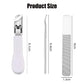 🔥Wide Jaw Opening Anti-Splash Slanted Nail Clipper