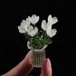 🌷 Glass flower vase set – vibrant, compact, maintenance-free forever!