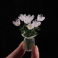 🌷 Glass flower vase set – vibrant, compact, maintenance-free forever!