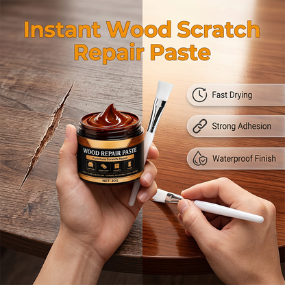 🔥 BUY 1 GET 1 FREE🔥  Wood repair paste – fills cracks, scratches, dries fast, restores furniture!🎁Limited 100 Free Brush Gifts