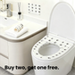 🚽🛡️ Disposable toilet seat cover – waterproof, universal fit, travel-friendly!