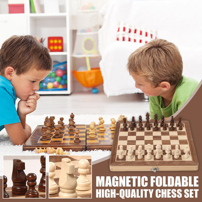 Magnetic Foldable High-Quality Chess Set