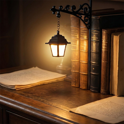 🥳2026 HOT SALE🥳💞50K+ SOLD!⏳✨Miniature Retro Streetlight Bookend Light