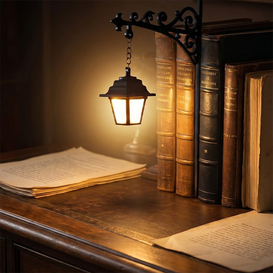 🥳2026 HOT SALE🥳💞50K+ SOLD!⏳✨Miniature Retro Streetlight Bookend Light