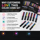 🌈 Temporary Hair Color Comb – Instant Highlight Applicator for Parties, Festivals & Everyday Styling