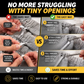 🧵 Flexible Drawstring Threader – Stainless Steel Spring Cord & Elastic Guide