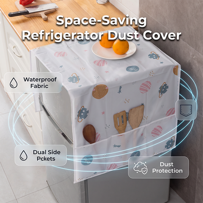 🧊 Buy 1 Get 1 Free! 🛡️Refrigerator Top Dust Cover – Dust-proof, wipe-clean & universal fit – Keeps your fridge top spotless & protected ✨
