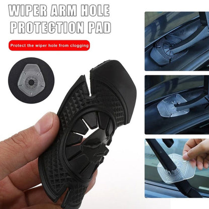 🥳2026 HOT SALE🥳💞50K+ SOLD!🚗🍂 50% OFF! Car Wiper Arm Hole Silicone Protector Pads – Blocks leaves, dust & snow from clogging. Flexible & heat‑resistant – just slide on & forget! 🛡️✨