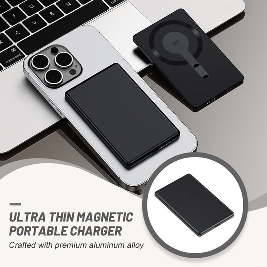 🔥HOT SALE 50%OFF 🔥5000mAH Ultra Thin Magnetic Portable Charger