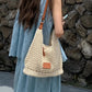 🌴Woven Tote Hot Arrival 50% Off👜Roomy Summer Essential🛍️ Beige knitted bag, spacious |