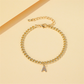 🥳2026 HOT SALE🥳💞50K+ SOLD!⏳✨Initial Letter Design Anklet Set for Women