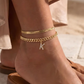 🥳2026 HOT SALE🥳💞50K+ SOLD!⏳✨Initial Letter Design Anklet Set for Women