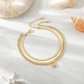🥳2026 HOT SALE🥳💞50K+ SOLD!⏳✨Initial Letter Design Anklet Set for Women