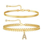 🥳2026 HOT SALE🥳💞50K+ SOLD!⏳✨Initial Letter Design Anklet Set for Women