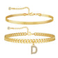 🥳2026 HOT SALE🥳💞50K+ SOLD!⏳✨Initial Letter Design Anklet Set for Women
