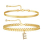 🥳2026 HOT SALE🥳💞50K+ SOLD!⏳✨Initial Letter Design Anklet Set for Women