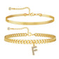 🥳2026 HOT SALE🥳💞50K+ SOLD!⏳✨Initial Letter Design Anklet Set for Women