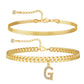 🥳2026 HOT SALE🥳💞50K+ SOLD!⏳✨Initial Letter Design Anklet Set for Women