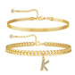 🥳2026 HOT SALE🥳💞50K+ SOLD!⏳✨Initial Letter Design Anklet Set for Women