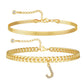 🥳2026 HOT SALE🥳💞50K+ SOLD!⏳✨Initial Letter Design Anklet Set for Women