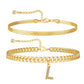 🥳2026 HOT SALE🥳💞50K+ SOLD!⏳✨Initial Letter Design Anklet Set for Women