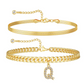 🥳2026 HOT SALE🥳💞50K+ SOLD!⏳✨Initial Letter Design Anklet Set for Women