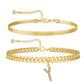 🥳2026 HOT SALE🥳💞50K+ SOLD!⏳✨Initial Letter Design Anklet Set for Women