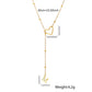🥳2026 HOT SALE🥳💞50K+ SOLD!⏳✨Stainless Steel Y-Shape Heart Initial Necklace
