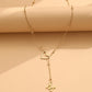 🥳2026 HOT SALE🥳💞50K+ SOLD!⏳✨Stainless Steel Y-Shape Heart Initial Necklace