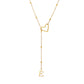 🥳2026 HOT SALE🥳💞50K+ SOLD!⏳✨Stainless Steel Y-Shape Heart Initial Necklace