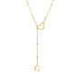 🥳2026 HOT SALE🥳💞50K+ SOLD!⏳✨Stainless Steel Y-Shape Heart Initial Necklace