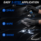 🔥HOT SALE 50%OFF🔥Nano Ceramic Coating Spray – Hydrophobic barrier repels rain & mud, restores deep mirror-like gloss. Paint, glass & wheels – one spray, showroom shine! 🛡️💎