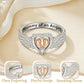 🥳2026 HOT SALE🥳💞50K+ SOLD!⏳✨Sparkling Heart Memorial Ring for Mothers