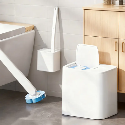 🔥HOT SALE 50%OFF🔥Disposable Toilet Brush Set with 18 Refills