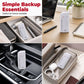⏳🔋Portable Emergency Phone Charger AA Battery Powered Power Bank with LED Flashlight