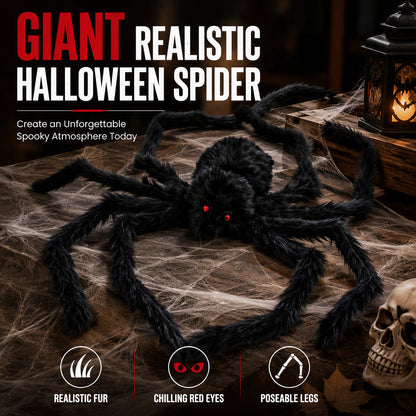 💞50K+ SOLD!⏳50%OFF✨🎃Halloween Outdoor Decorations Giant Spider