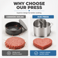 🔥Stainless Steel Burger Press and Mold Set
