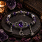 💜 New Arrivals 50% OFF💥Gothic Purple Rhinestone Halloween Bracelet
