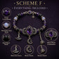 💜 New Arrivals 50% OFF💥Gothic Purple Rhinestone Halloween Bracelet