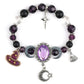 💜 New Arrivals 50% OFF💥Gothic Purple Rhinestone Halloween Bracelet