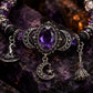 💜 New Arrivals 50% OFF💥Gothic Purple Rhinestone Halloween Bracelet