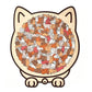 🎁Christmas Sale 50% OFF🎅 135-Piece Morandi-Colored Cat Shaped Wooden Jigsaw Puzzle