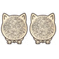 🎁Christmas Sale 50% OFF🎅 135-Piece Morandi-Colored Cat Shaped Wooden Jigsaw Puzzle