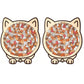 🎁Christmas Sale 50% OFF🎅 135-Piece Morandi-Colored Cat Shaped Wooden Jigsaw Puzzle