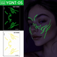 🎃Halloween Luminous Face Tattoo Stickers