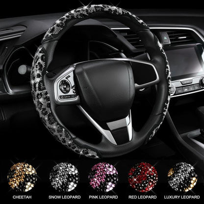 🔥Sparkly Rhinestone Steering Wheel Cover