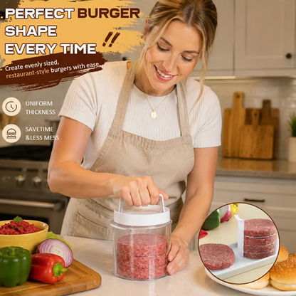 🔥Kitchen Burger Patty Maker with Separator Discs