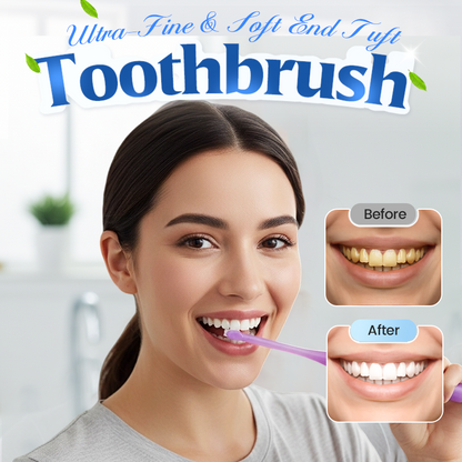 🔥Massive Discount 50% OFF✅Don’t Miss Out⚡Ultra-Fine & Soft End Tuft Toothbrush