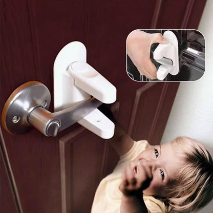🔥HOT SALE 50%OFF🔥Easy Sticky Installation Door Lever Lock